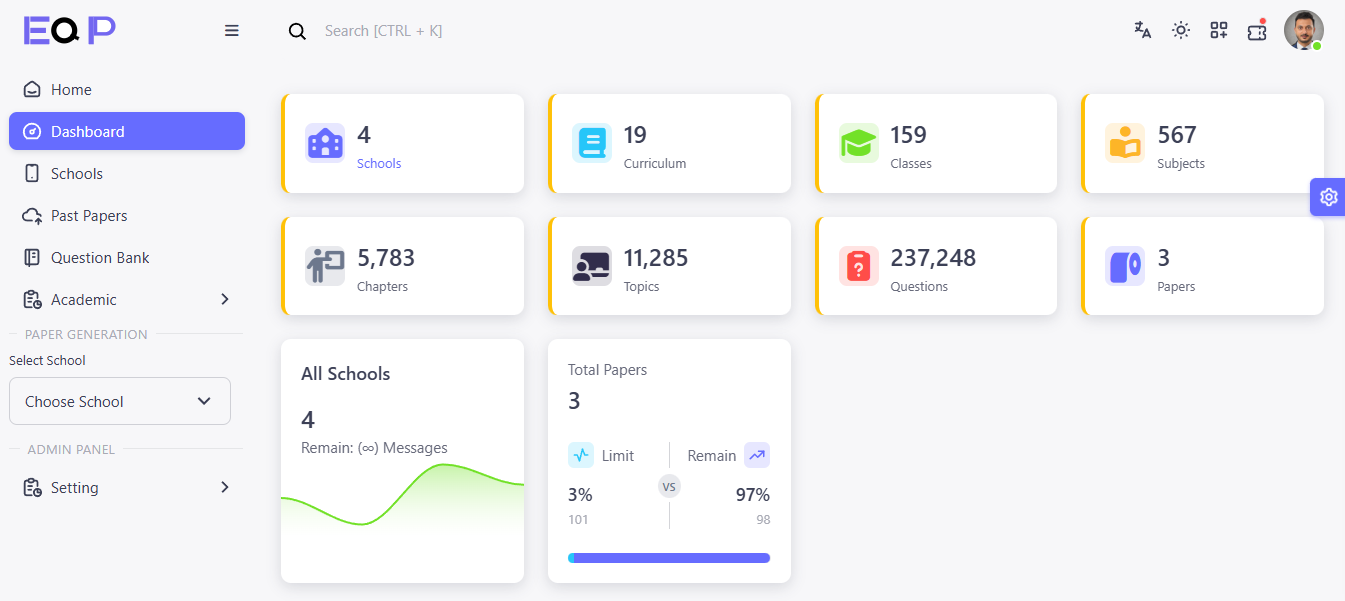 hero dashboard